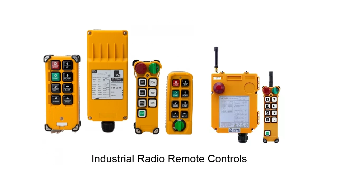 How Radio Remote Controls Improve Safety for Industrial